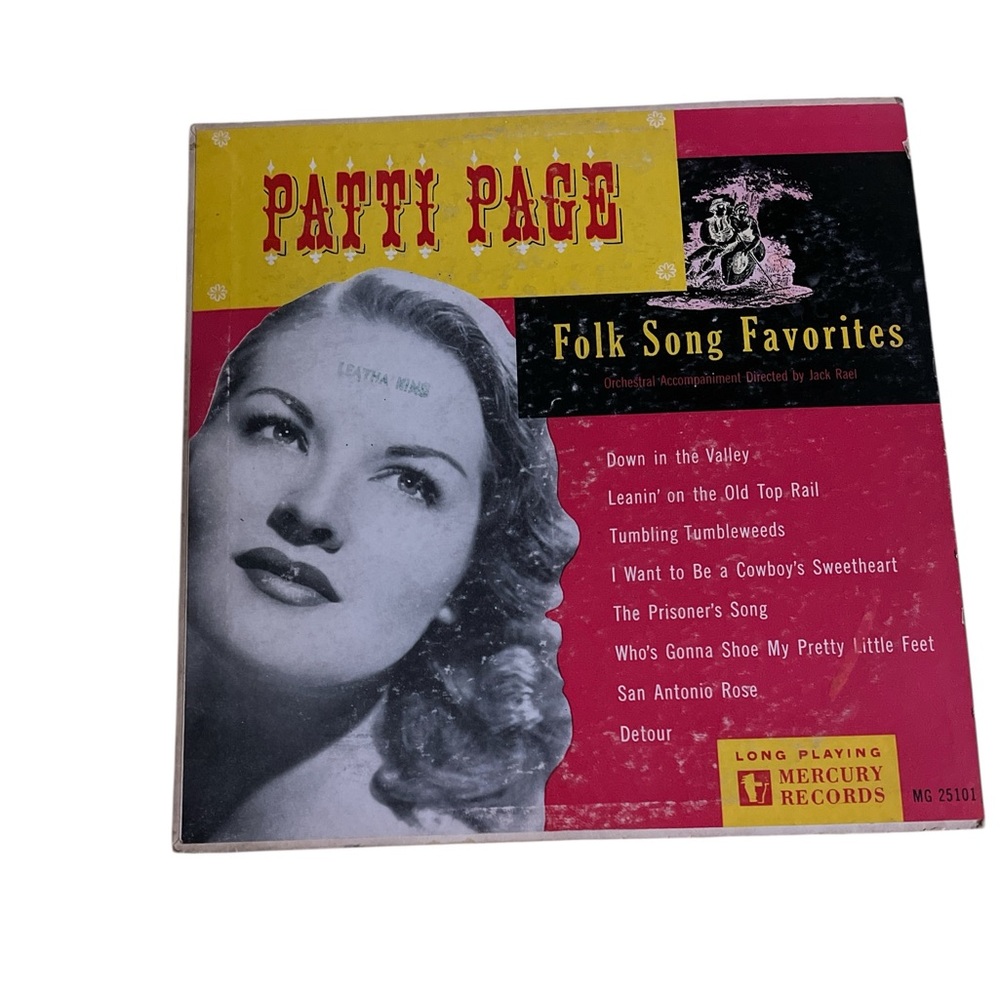 Patti Page- Folk Song Favorites Vinyl